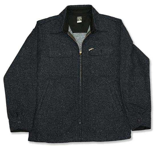 SUGAR CANE シュガーケーン シュガーケーン 10.5oz インディゴジャガード ジップシャツ SC16054