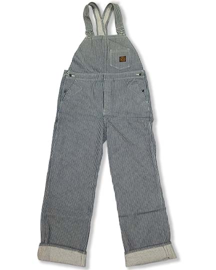 セイラー モク プロダクト 12.5oz ヒッコリーストライプ オーバーオール Lot.SM42653